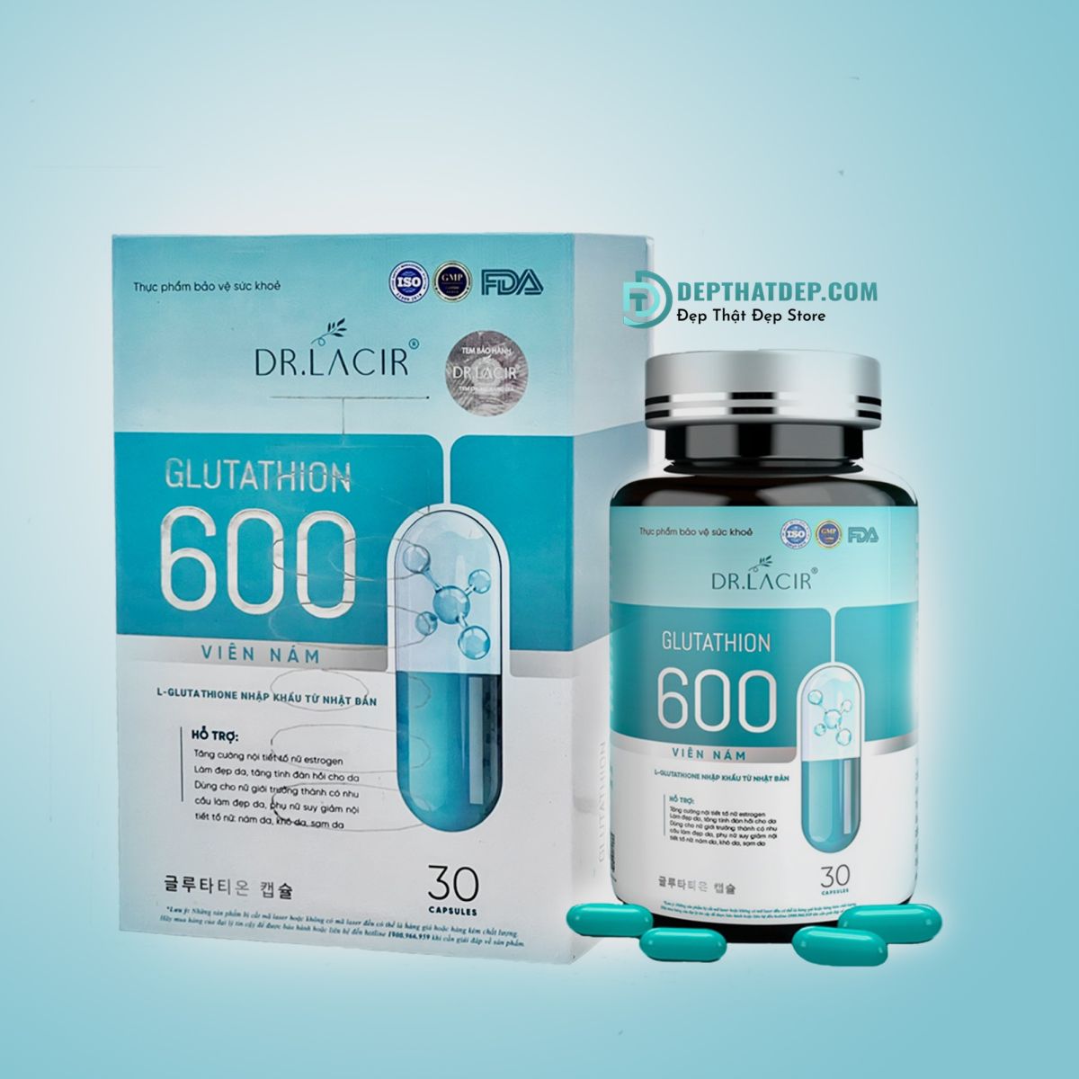 Viên uống GLUTATHIONE 600